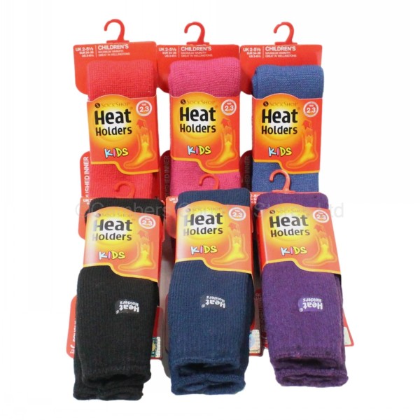 Heat Holders Kids Socks 25.5 Various Colour Cambers Country Store